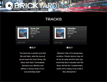 Tablet Screenshot of brickyardmusic.com
